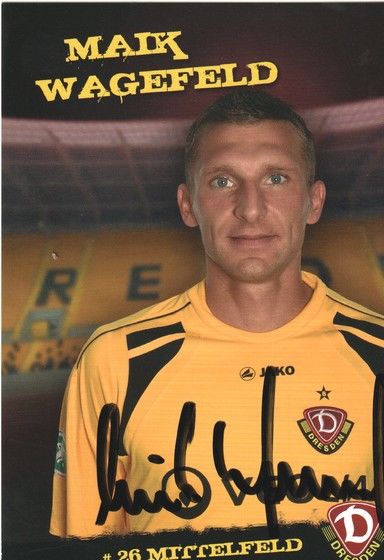 Autogramm Fussball | Dynamo Dresden | 2009 | Maik WAGEFELD