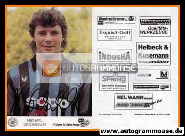 Autogramm Fussball | FC Remscheid | 1991 | Michael GRIEHSBACH