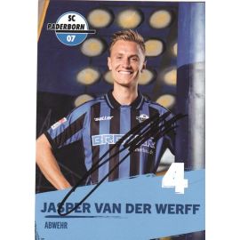 Autogramm Fussball | SC Paderborn 07 | 2022 | Jasper VAN DER WERFF