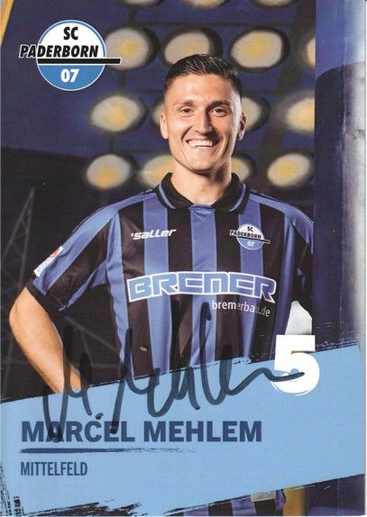 Autogramm Fussball | SC Paderborn 07 | 2022 | Marcel MAHLEM