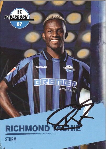 Autogramm Fussball | SC Paderborn 07 | 2022 | Richmond TACHIE