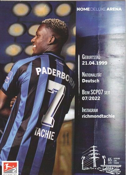 Autogramm Fussball | SC Paderborn 07 | 2022 | Richmond TACHIE