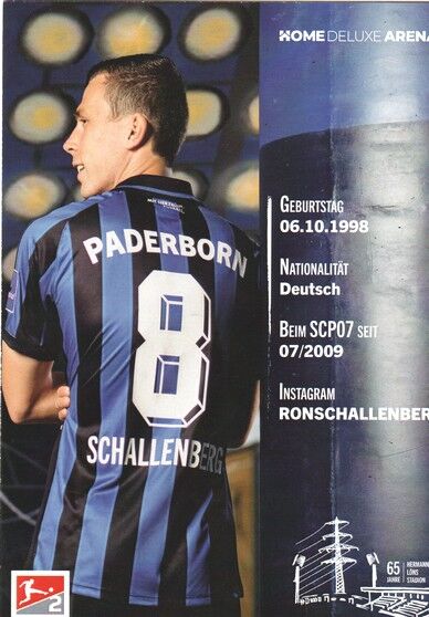 Autogramm Fussball | SC Paderborn 07 | 2022 | Ron SCHALLENBERG