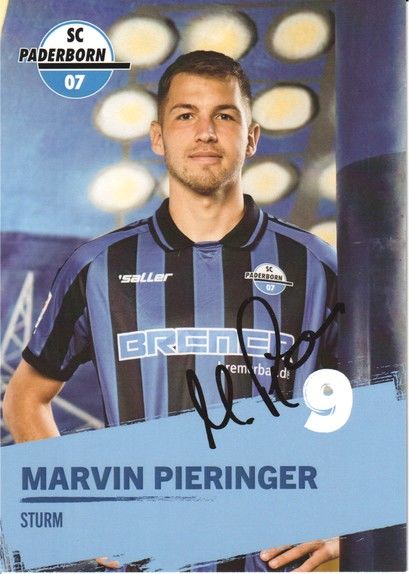 Autogramm Fussball | SC Paderborn 07 | 2022 | Marvin PIERINGER