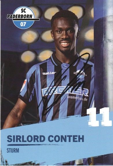 Autogramm Fussball | SC Paderborn 07 | 2022 | Sirlord CONTEH