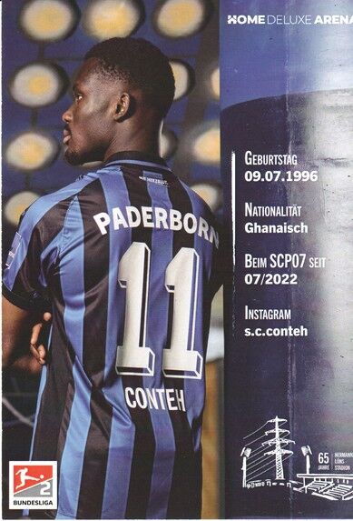 Autogramm Fussball | SC Paderborn 07 | 2022 | Sirlord CONTEH