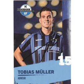 Autogramm Fussball | SC Paderborn 07 | 2022 | Tobias MÜLLER