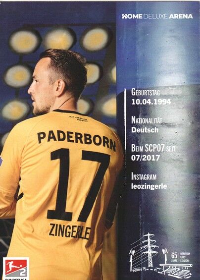 Autogramm Fussball | SC Paderborn 07 | 2022 | Leopold ZINGERLE