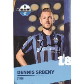 Autogramm Fussball | SC Paderborn 07 | 2022 | Dennis SRBENY