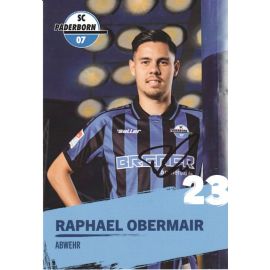 Autogramm Fussball | SC Paderborn 07 | 2022 | Raphael OBERMAIR