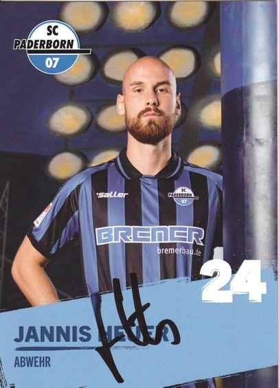 Autogramm Fussball | SC Paderborn 07 | 2022 | Jannis HEUER