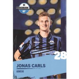 Autogramm Fussball | SC Paderborn 07 | 2022 | Jonas CARLS
