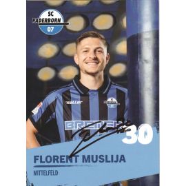 Autogramm Fussball | SC Paderborn 07 | 2022 | Florent MUSLIJA