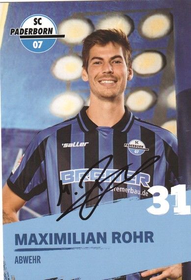 Autogramm Fussball | SC Paderborn 07 | 2022 | Maximilian ROHR