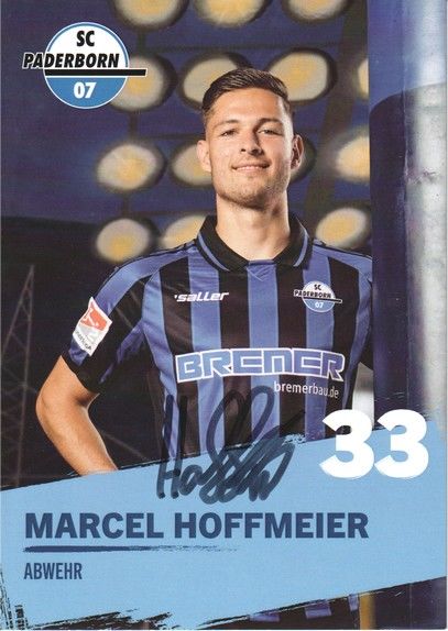 Autogramm Fussball | SC Paderborn 07 | 2022 | Marcel HOFFMEIER