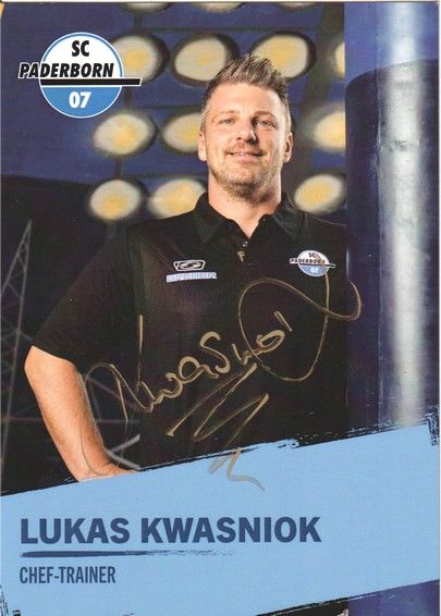 Autogramm Fussball | SC Paderborn 07 | 2022 | Lukas KWASNIOK