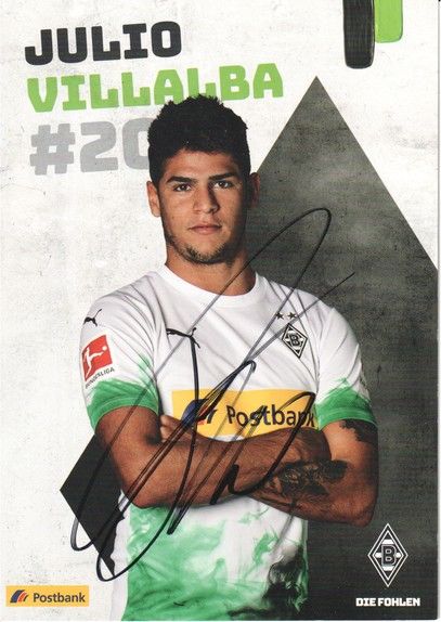 Autogramm Fussball | Borussia Mönchengladbach | 2019 | Julio VILLALBA