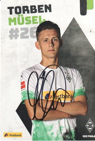 Autogramm Fussball | Borussia Mönchengladbach | 2019 | Torben MÜSEL