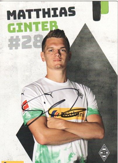 Autogramm Fussball | Borussia Mönchengladbach | 2019 | Matthias GINTER
