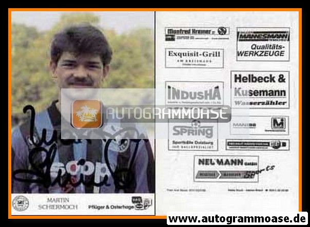 Autogramm Fussball | FC Remscheid | 1991 | Martin SCHIERMOCH