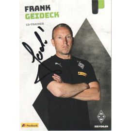 Autogramm Fussball | Borussia Mönchengladbach | 2019 | Frank GEIDECK