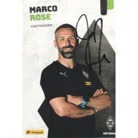 Autogramm Fussball | Borussia Mönchengladbach | 2019 | Marco ROSE