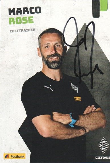 Autogramm Fussball | Borussia Mönchengladbach | 2019 | Marco ROSE