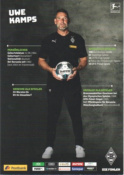 Autogramm Fussball | Borussia Mönchengladbach | 2019 | Uwe KAMPS