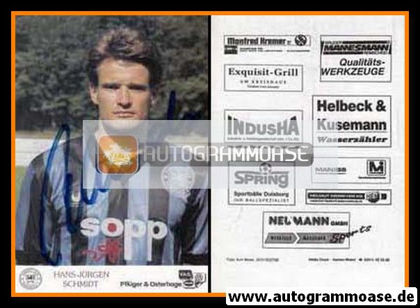 Autogramm Fussball | FC Remscheid | 1991 | Hans-Jürgen SCHMIDT