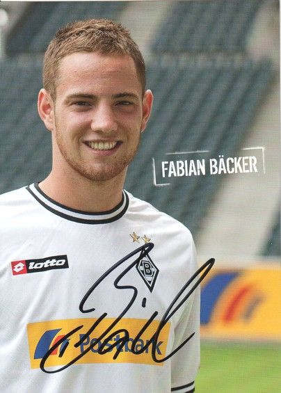 Autogramm Fussball | Borussia Mönchengladbach | 2010 | Fabian BÄCKER