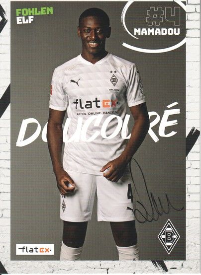 Autogramm Fussball | Borussia Mönchengladbach | 2020 | Mamadou DOUCOURE