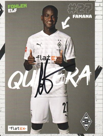 Autogramm Fussball | Borussia Mönchengladbach | 2020 | Famana QUIZERA