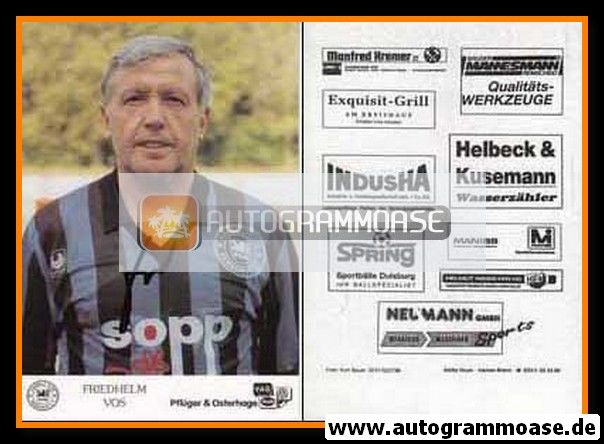 Autogramm Fussball | FC Remscheid | 1991 | Friedhelm VOS