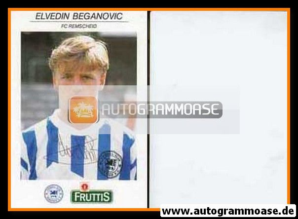 Autogramm Fussball | FC Remscheid | 1992 | Elvedin BEGANOVIC