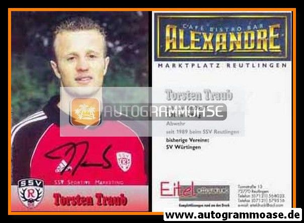 Autogramm Fussball | SSV Reutlingen 05 | 2000 | Torsten TRAUB