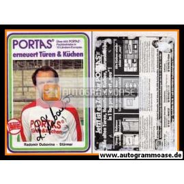 Autogramm Fussball | Kickers Offenbach | 1983 | Radomir DUBOVINA