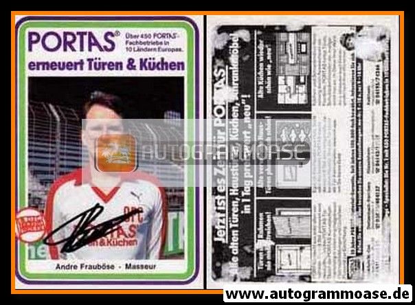 Autogramm Fussball | Kickers Offenbach | 1983 | Andre FRAUBÖSE
