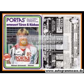 Autogramm Fussball | Kickers Offenbach | 1983 | Michael GRÜNEWALD