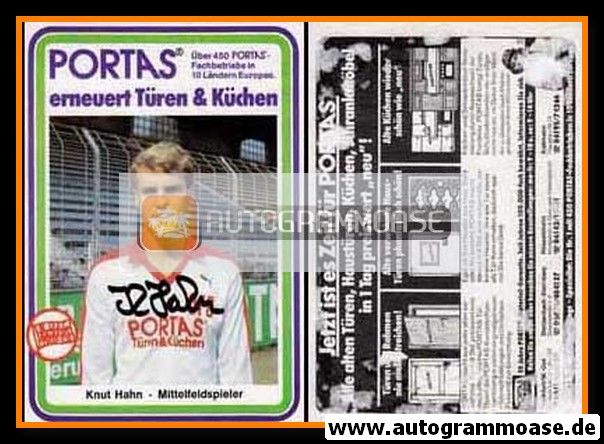 Autogramm Fussball | Kickers Offenbach | 1983 | Knut HAHN