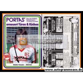 Autogramm Fussball | Kickers Offenbach | 1983 | Walter KRAUSE