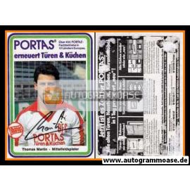 Autogramm Fussball | Kickers Offenbach | 1983 | Thomas MARTIN