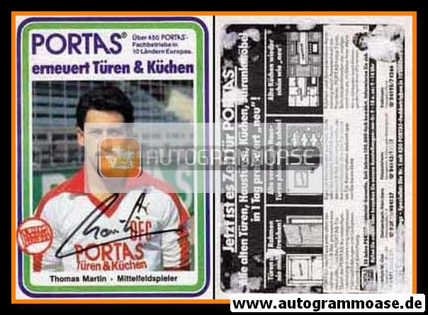 Autogramm Fussball | Kickers Offenbach | 1983 | Thomas MARTIN