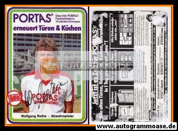 Autogramm Fussball | Kickers Offenbach | 1983 | Wolfgang ROTHE