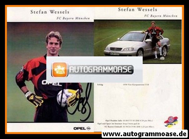 Autogramm Fussball | FC Bayern M&uuml;nchen | 1999 | Stefan WESSELS