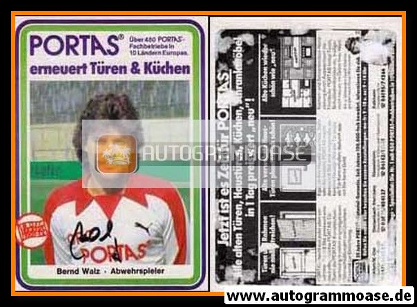 Autogramm Fussball | Kickers Offenbach | 1983 | Bernd WALZ
