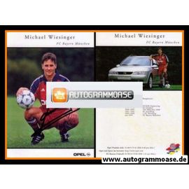 Autogramm Fussball | FC Bayern München | 1999 | Michael WIESINGER