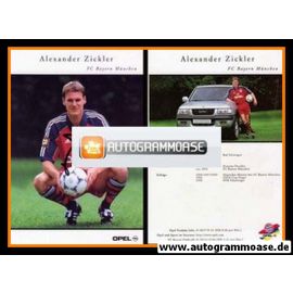 Autogramm Fussball | FC Bayern M&uuml;nchen | 1999 | Alexander ZICKLER