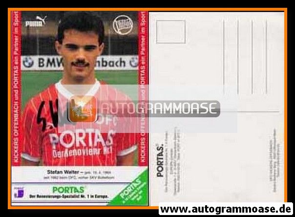Autogramm Fussball | Kickers Offenbach | 1987 | Stefan WALTER