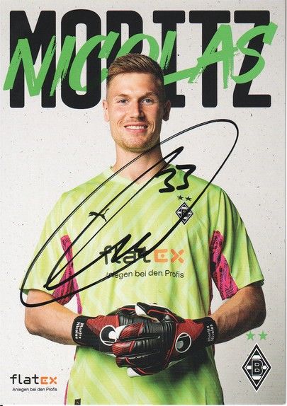 Autogramm Fussball | Borussia Mönchengladbach | 2023 | Moritz NICOLAS