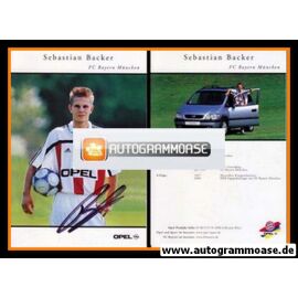 Autogramm Fussball | FC Bayern München | 2000 | Sebastian BACKER